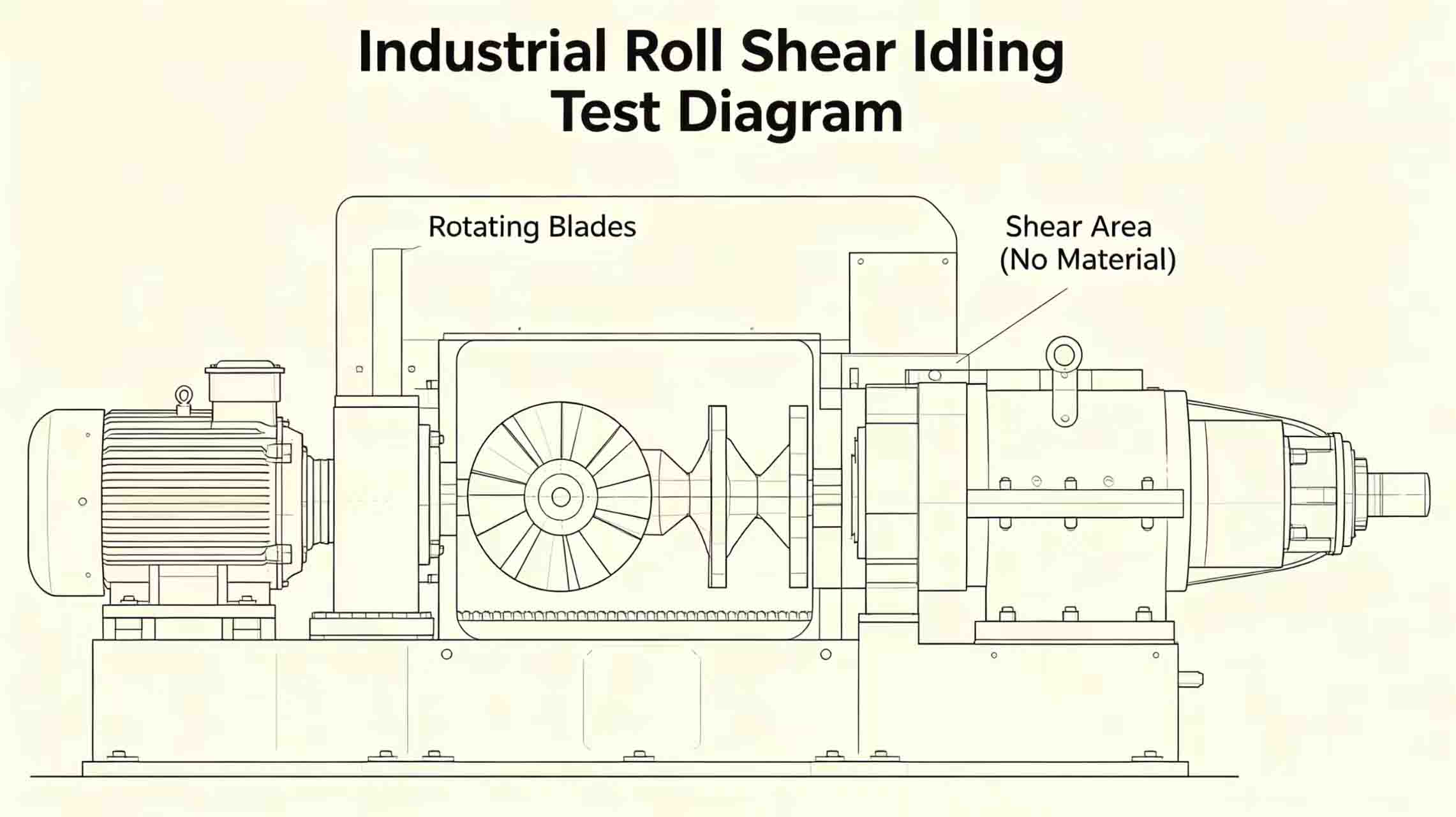 No-load test diagram