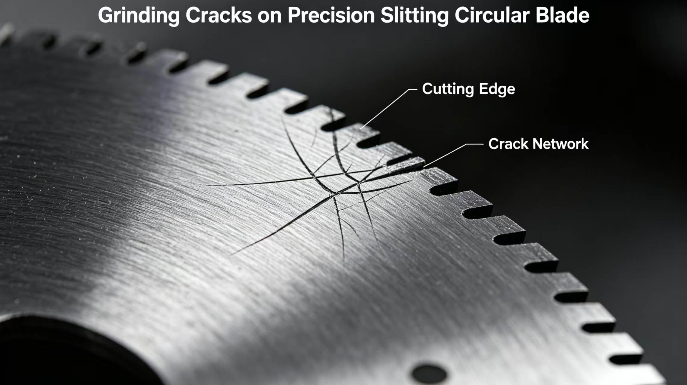  Grinding crack characteristic image