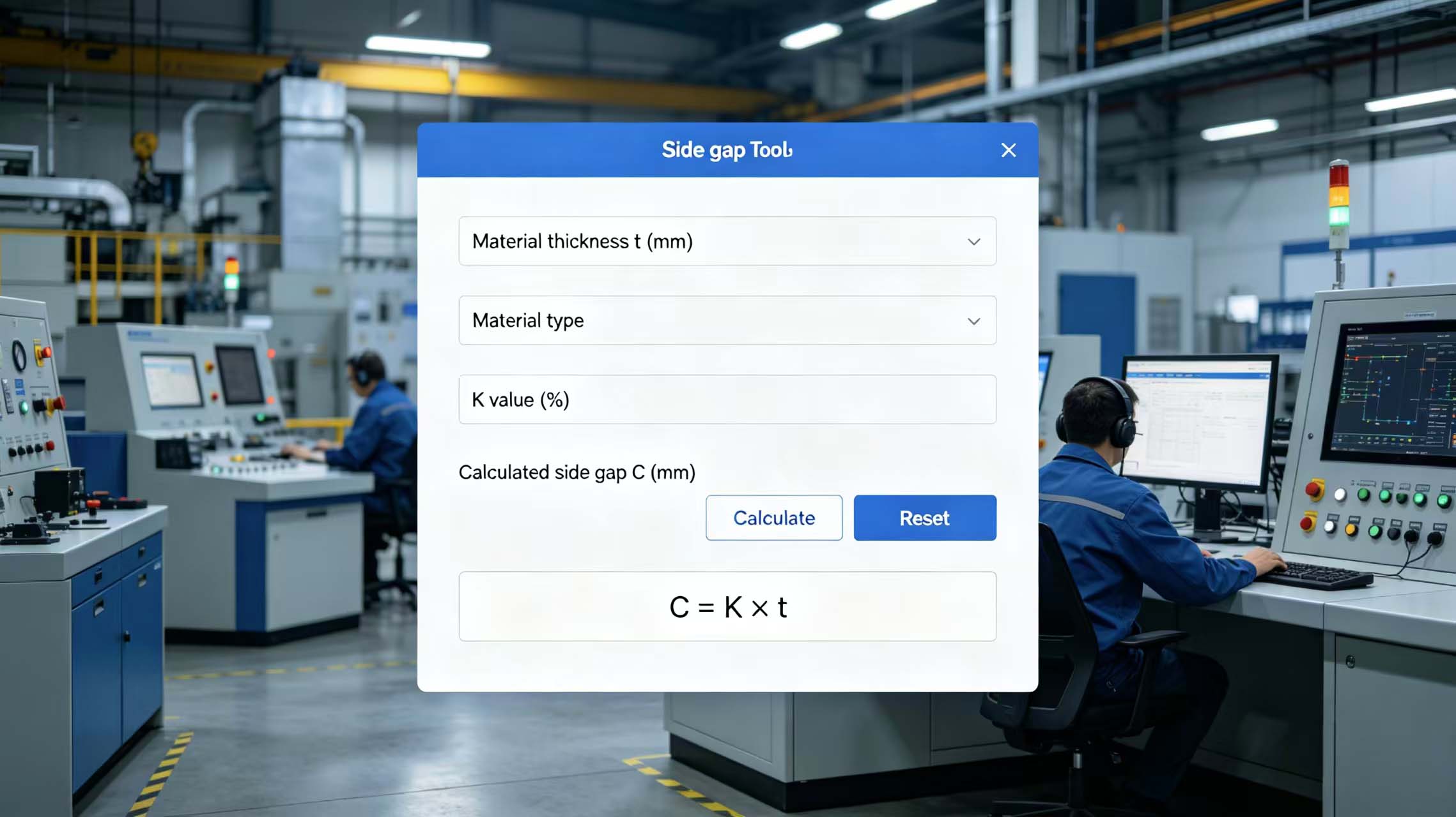 Mingbai gap calculation tool image Mingbai gap calculation tool image