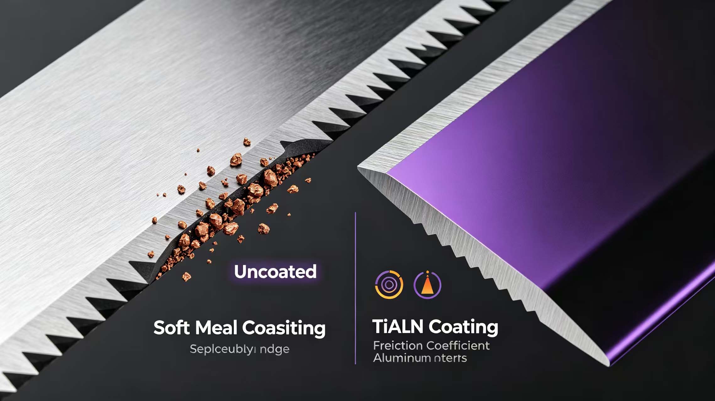 Coating effect comparison image Coating effect comparison image