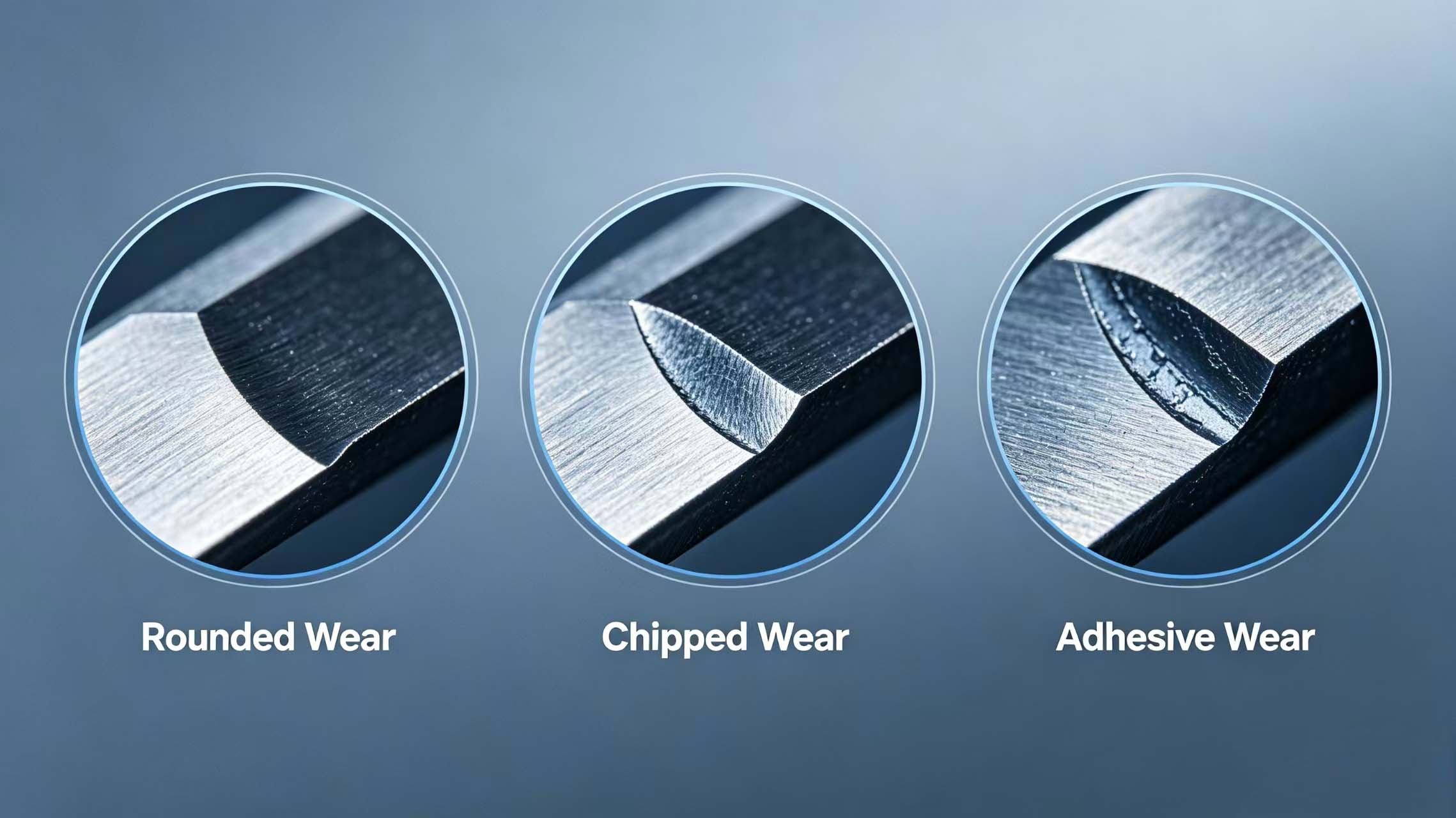 Wear morphology comparison image Wear morphology comparison image