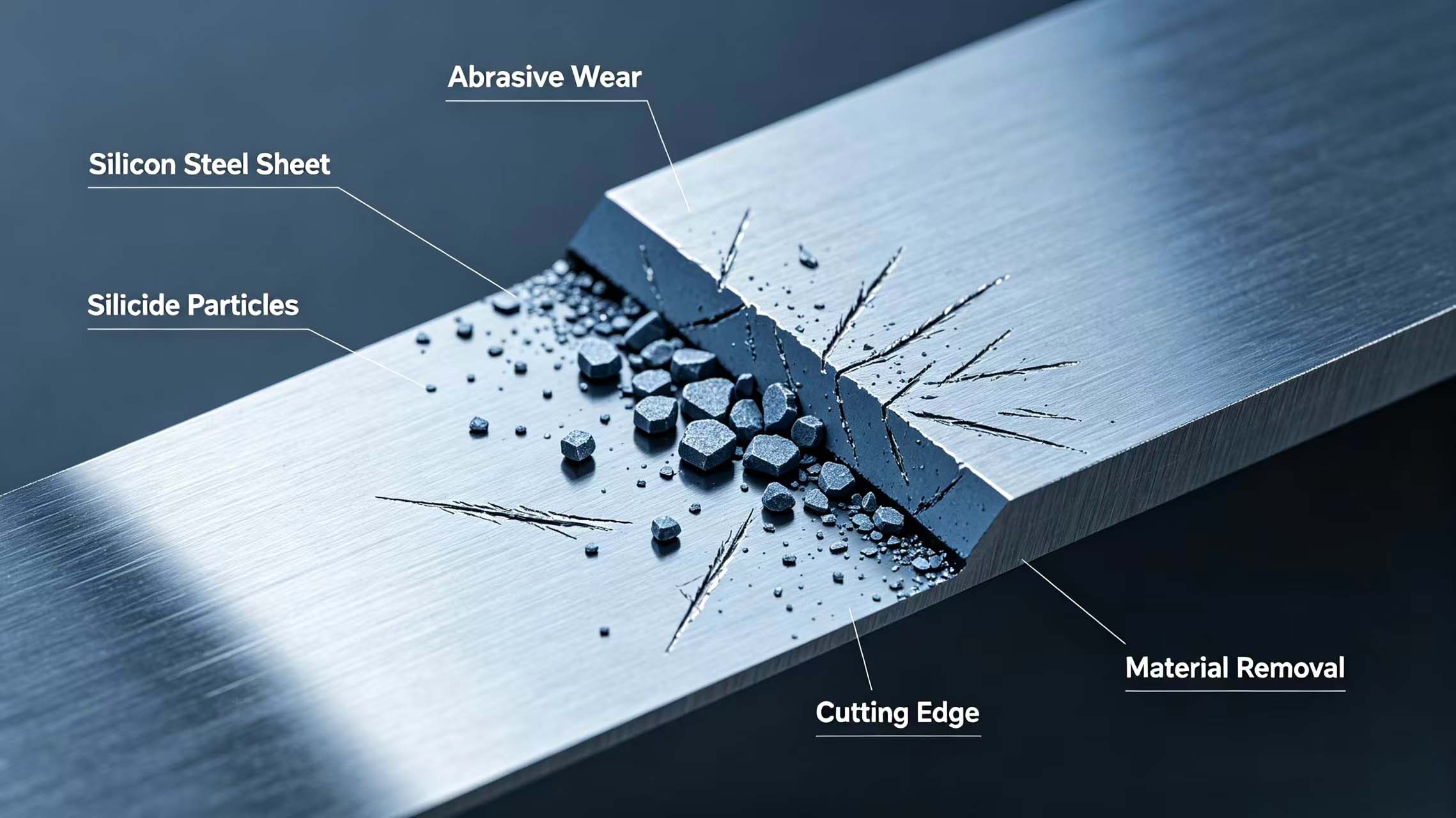 Silicon steel abrasive diagram Silicon steel abrasive diagram