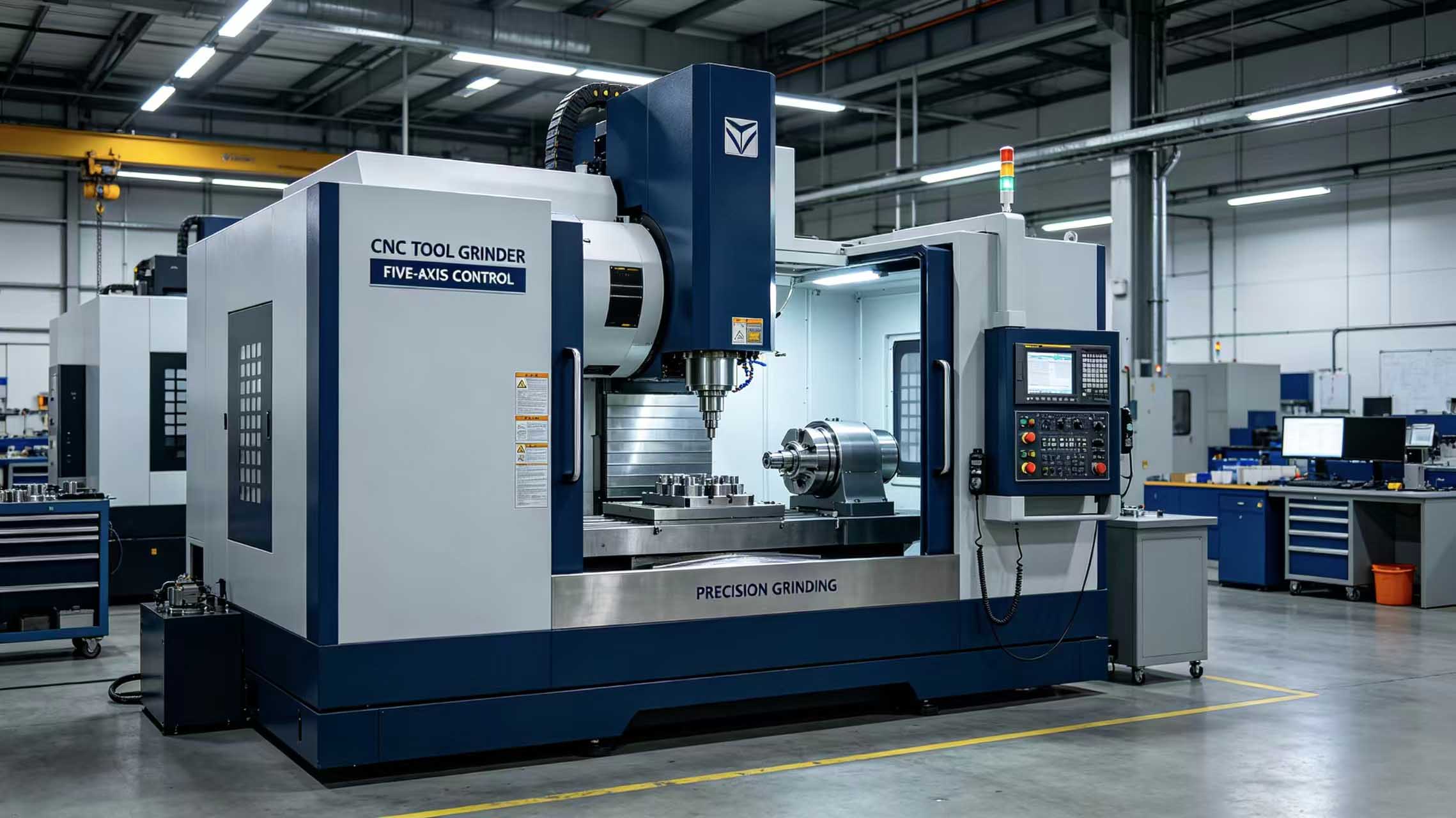 Mingbai Machinery Tool Technology Introduces World-Class 5-Axis CNC Tool Grinder, Elevating High-End Custom Blade Manufacturing to New Heights