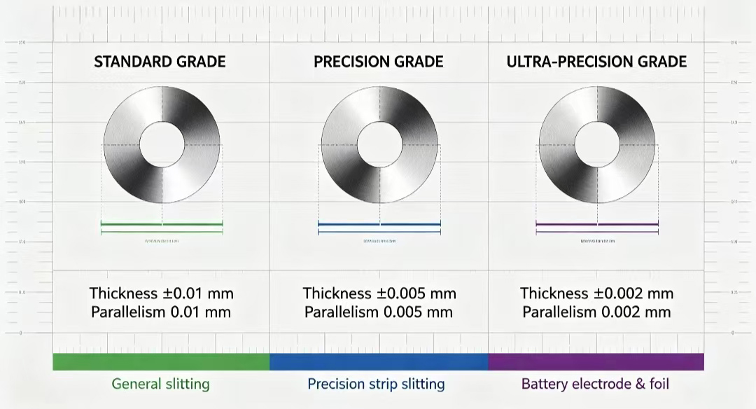 Precision grade comparison image Precision grade comparison image
