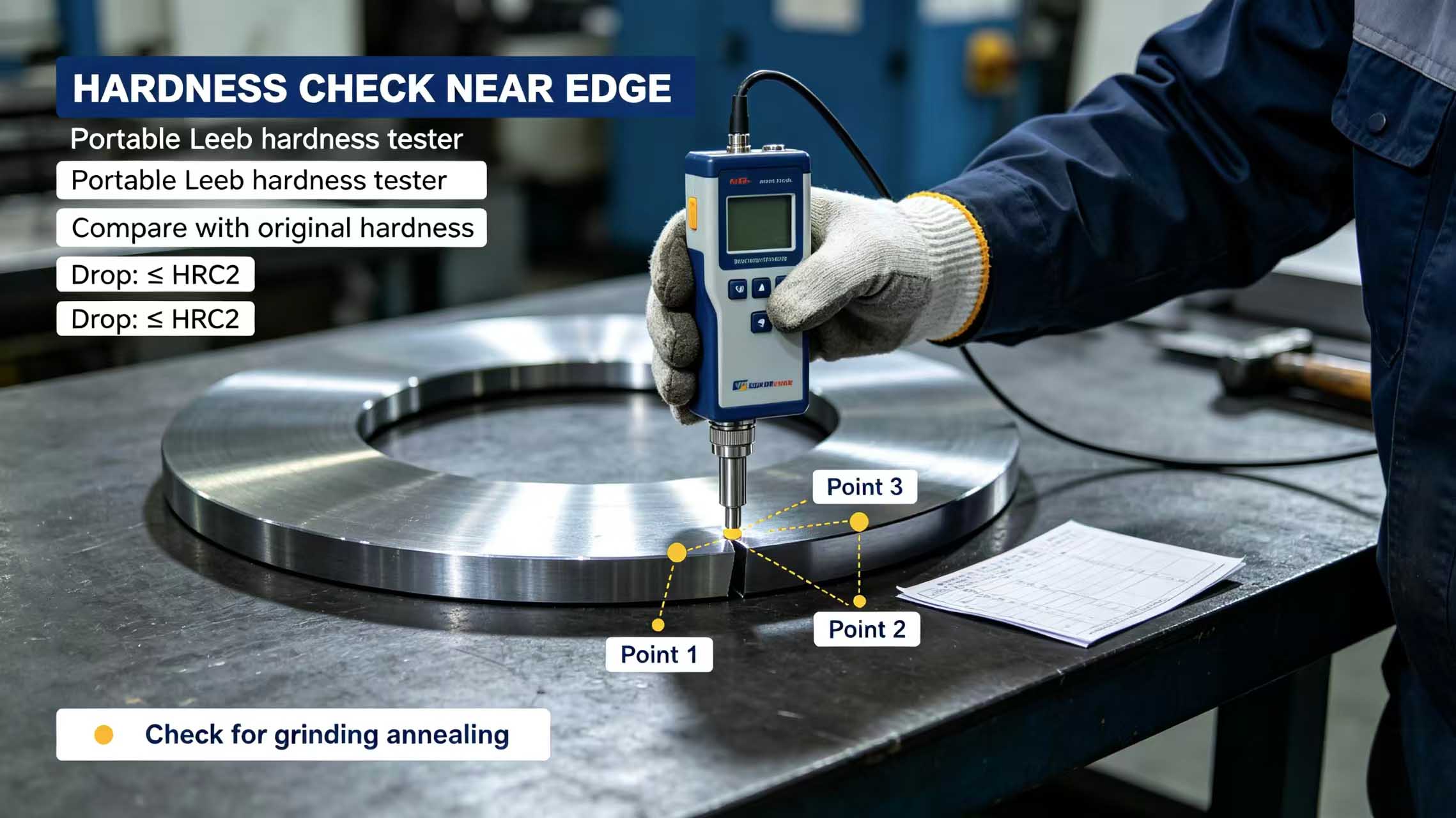 Hardness testing image Hardness testing image